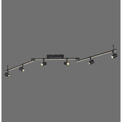 NOWOŚĆ 6526-18 BARIK LAMPA SUFITOWA CZARNY ZUMA LINE