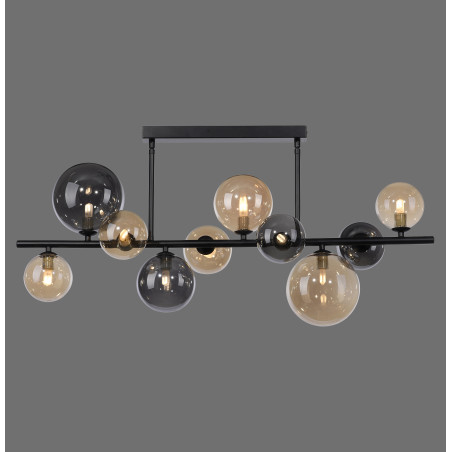 NOWOŚĆ 6583-18 POPSICLE LAMPA SUFITOWA SMOKY/BURSZTYN ZUMA LINE