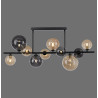 NOWOŚĆ 6583-18 POPSICLE LAMPA SUFITOWA SMOKY/BURSZTYN ZUMA LINE