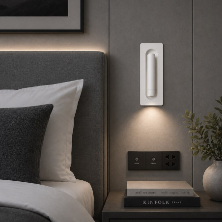 NOWOŚĆ ML2583 Kinkiet podtynkowy Inn 3W LED 3000K  Biały Milagro
