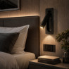 NOWOŚĆ ML2584 Kinkiet podtynkowy Inn 3W LED 3000K Czarny Milagro