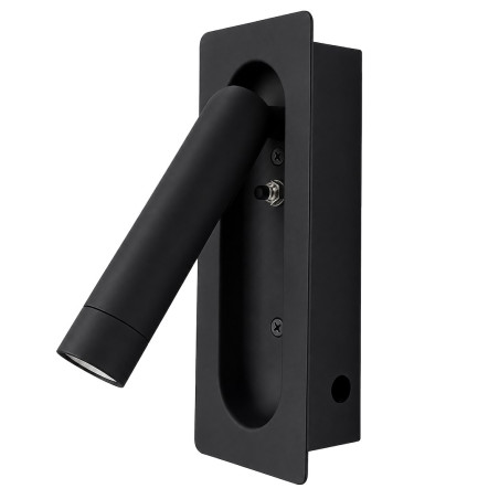 NOWOŚĆ ML2584 Kinkiet podtynkowy Inn 3W LED 3000K Czarny Milagro
