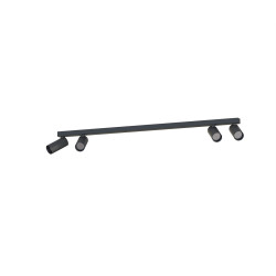 Listwa z reflektorami FOURTY black IV 10739 Nowodvorski