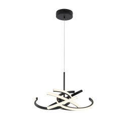 NOWOŚĆ Lampa wisząca Spider 48 cm czarna LED CCT Light Prestige
