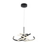 NOWOŚĆ Lampa wisząca Spider 48 cm czarna LED CCT Light Prestige