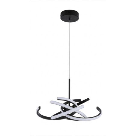 NOWOŚĆ Lampa wisząca Spider 48 cm czarna LED CCT Light Prestige