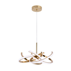 NOWOŚĆ Lampa wisząca Spider 48 cm złota LED CCT Light Prestige