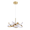 NOWOŚĆ Lampa wisząca Spider 48 cm złota LED CCT Light Prestige