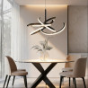 NOWOŚĆ Lampa wisząca Spider 58 cm czarna LED CCT Light Prestige