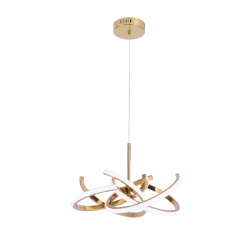 NOWOŚĆ Lampa wisząca Spider 58 cm złota LED CCT Light Prestige