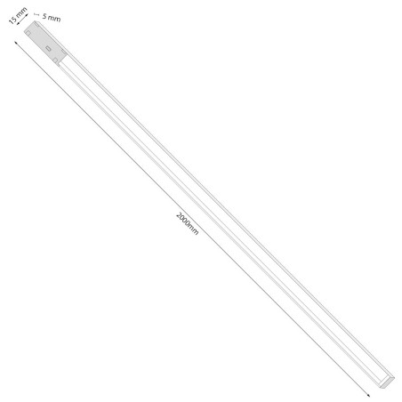 NOWOŚĆ ML2612 Magnetic Track line 5mm 20W CCT 48V Milagro