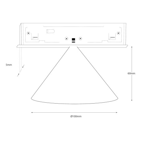 NOWOŚĆ ML2616 Magnetic Track Cone 5mm 7W CCT 48V Milagro