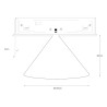 NOWOŚĆ ML2616 Magnetic Track Cone 5mm 7W CCT 48V Milagro
