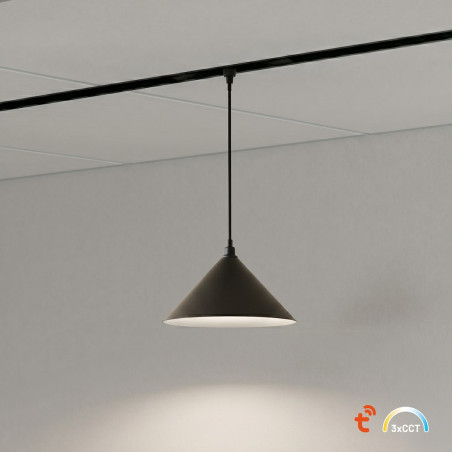NOWOŚĆ ML2617 Magnetic Track Pendant Cone 5mm 7W CCT 48V Milagro