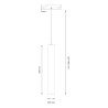 NOWOŚĆ ML2618 Magnetic Track Pendant Tube 5mm 7W CCT 48V Milagro