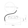 NOWOŚĆ ML2622 Zasilacz 150W Magnetic Track 5mm CCT 48V Milagro