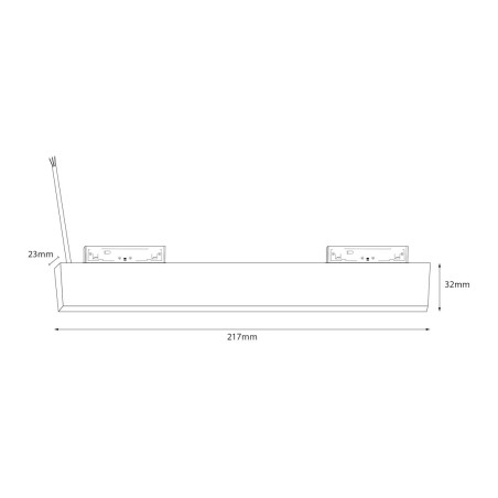 NOWOŚĆ ML2623 Zasilacz 200W Magnetic Track 5mm CCT 48V Milagro