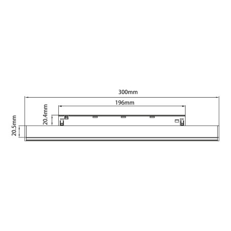 NOWOŚĆ ML2640 Magnetic Track 10mm 10W CCT 48V Milagro