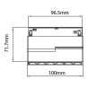 NOWOŚĆ ML2644 Magnetic Track 10mm 6W CCT 48V Milagro