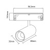 NOWOŚĆ ML2645 Magnetic Track 10mm 6W CCT 48V Milagro