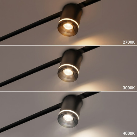 NOWOŚĆ ML2647 Magnetic Track 10mm Downlight 6W CCT 48V Milagro