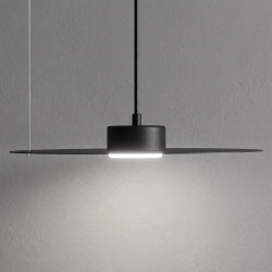 NOWOŚĆ MLP2909 Lampa wisząca PIATTO Czarna 1xGX53 fi 350mm Milagro