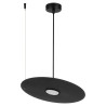 NOWOŚĆ MLP2909 Lampa wisząca PIATTO Czarna 1xGX53 fi 350mm Milagro