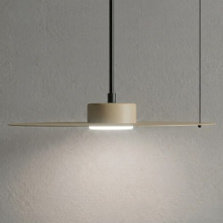 NOWOŚĆ MLP2910 Lampa wisząca PIATTO Taupe 1xGX53 fi 350mm Milagro
