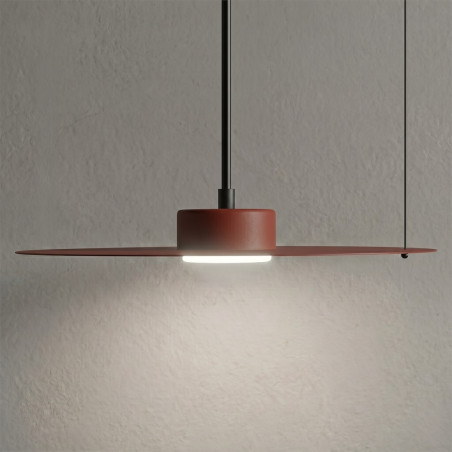 NOWOŚĆ MLP2911 Lampa wisząca PIATTO Burgund 1xGX53 fi 350mm Milagro