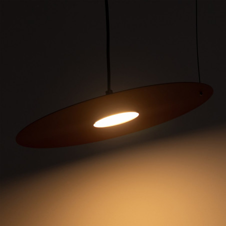NOWOŚĆ MLP2911 Lampa wisząca PIATTO Burgund 1xGX53 fi 350mm Milagro