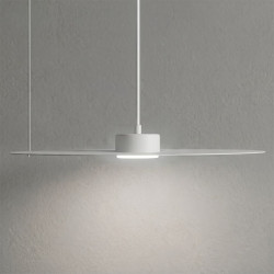 NOWOŚĆ MLP2912 Lampa wisząca PIATTO Biała 1xGX53 fi 450mm Milagro