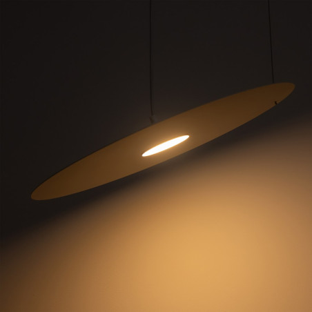 NOWOŚĆ MLP2912 Lampa wisząca PIATTO Biała 1xGX53 fi 450mm Milagro