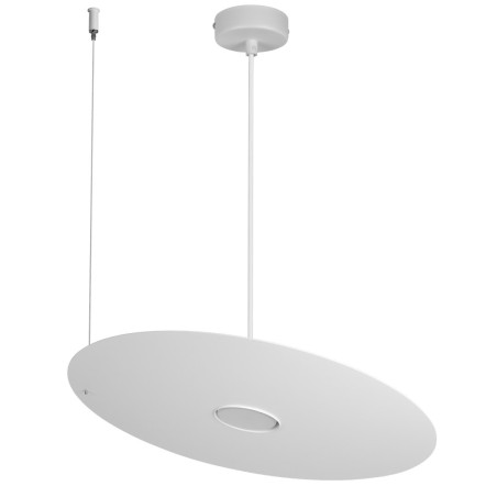 NOWOŚĆ MLP2912 Lampa wisząca PIATTO Biała 1xGX53 fi 450mm Milagro