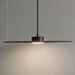 NOWOŚĆ MLP2913 Lampa wisząca PIATTO Czarna 1xGX53 fi 450mm Milagro