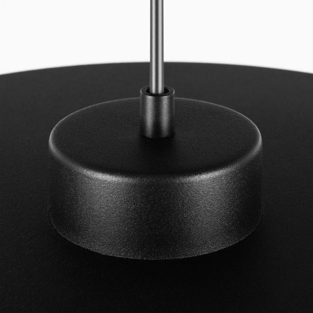 NOWOŚĆ MLP2913 Lampa wisząca PIATTO Czarna 1xGX53 fi 450mm Milagro