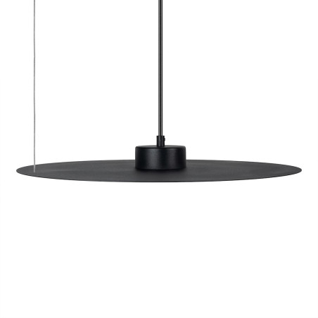 NOWOŚĆ MLP2913 Lampa wisząca PIATTO Czarna 1xGX53 fi 450mm Milagro