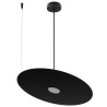 NOWOŚĆ MLP2913 Lampa wisząca PIATTO Czarna 1xGX53 fi 450mm Milagro