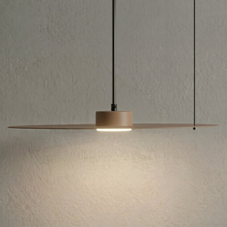 NOWOŚĆ MLP2914 Lampa wisząca PIATTO Taupe 1xGX53 fi 450mm Milagro