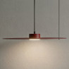 NOWOŚĆ MLP2915 Lampa wisząca PIATTO Burgund 1xGX53 fi 450mm Milagro