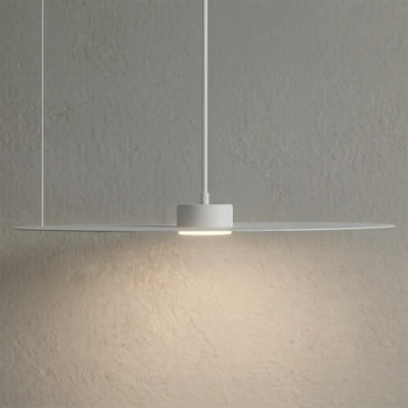 NOWOŚĆ MLP2916 Lampa wisząca PIATTO Biała 1xGX53 fi 550mm Milagro