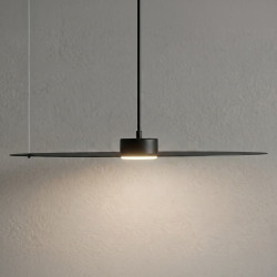 NOWOŚĆ MLP2917 Lampa wisząca PIATTO Czarna 1xGX53 fi 550mm Milagro