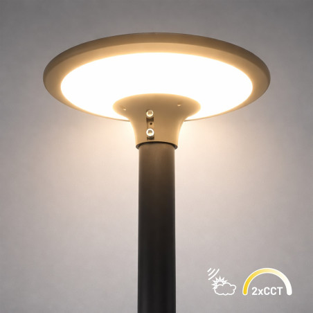 NOWOŚĆ EKO2777 Lampa Solarna Patio 20W 2100lm 3000/4000K 40cm Milagro