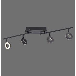 NOWOŚĆ 6786-13 SILEDA LAMPA SUFITOWA CZARNY ZUMA LINE
