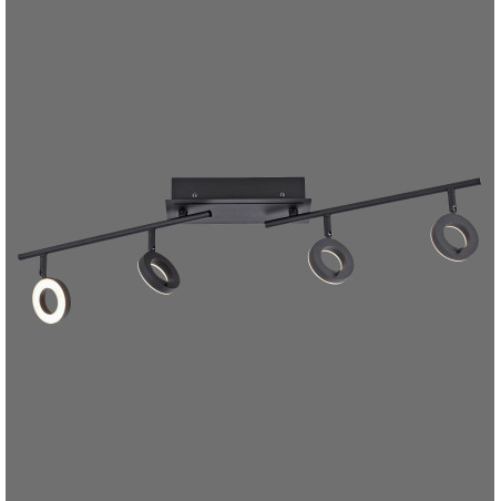 NOWOŚĆ 6786-13 SILEDA LAMPA SUFITOWA CZARNY ZUMA LINE
