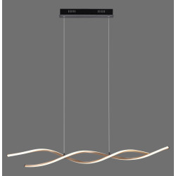 NOWOŚĆ 9142-18 POLIA LAMPA WISZĄCA CZARNY/ZŁOTY ZUMA LINE
