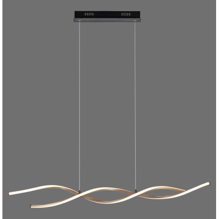 NOWOŚĆ 9142-18 POLIA LAMPA WISZĄCA CZARNY/ZŁOTY ZUMA LINE