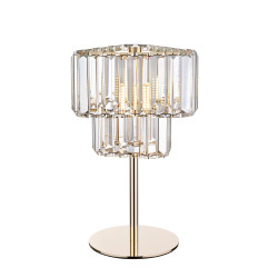 NOWOŚĆ T0496-01G-F7AC HELIOS LAMPA STOŁOWA ZŁOTA/GOLD ZUMA LINE