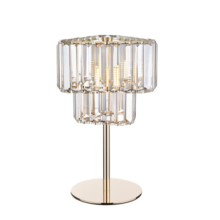 NOWOŚĆ T0496-01G-F7AC HELIOS LAMPA STOŁOWA ZŁOTA/GOLD ZUMA LINE