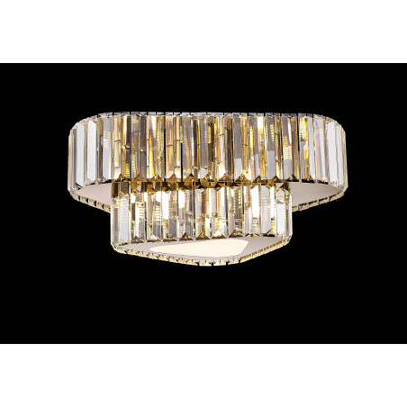 NOWOŚĆ C0496-04G-F7AC HELIOS LAMPA SUFITOWA ZŁOTA/GOLD ZUMA LINE