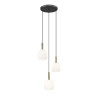 NOWOŚĆ P0076-03A-P7AA CALVO LAMPA WISZĄCA CZARNY MAT+ZŁOTA/MATT BLACK+GOLD ZUMA LINE